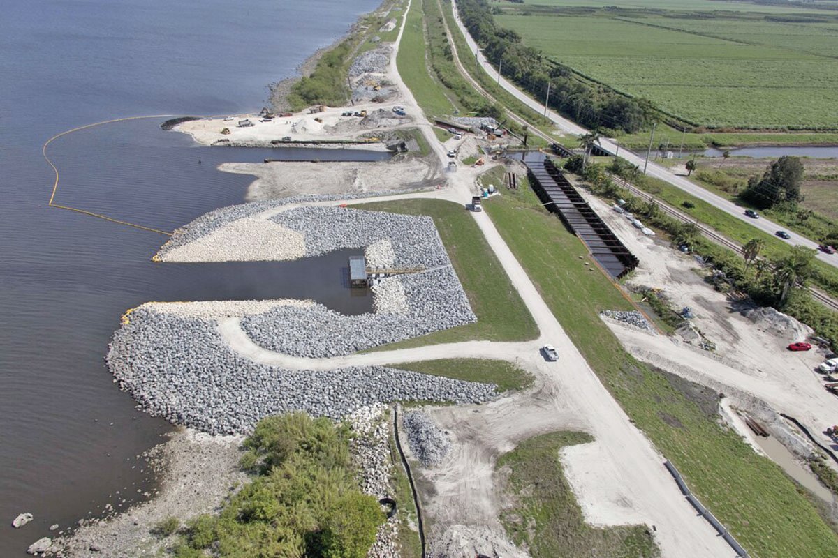 Rehabilitation of the Herbert Hoover Dike continues so it can be completed as quickly as possible.